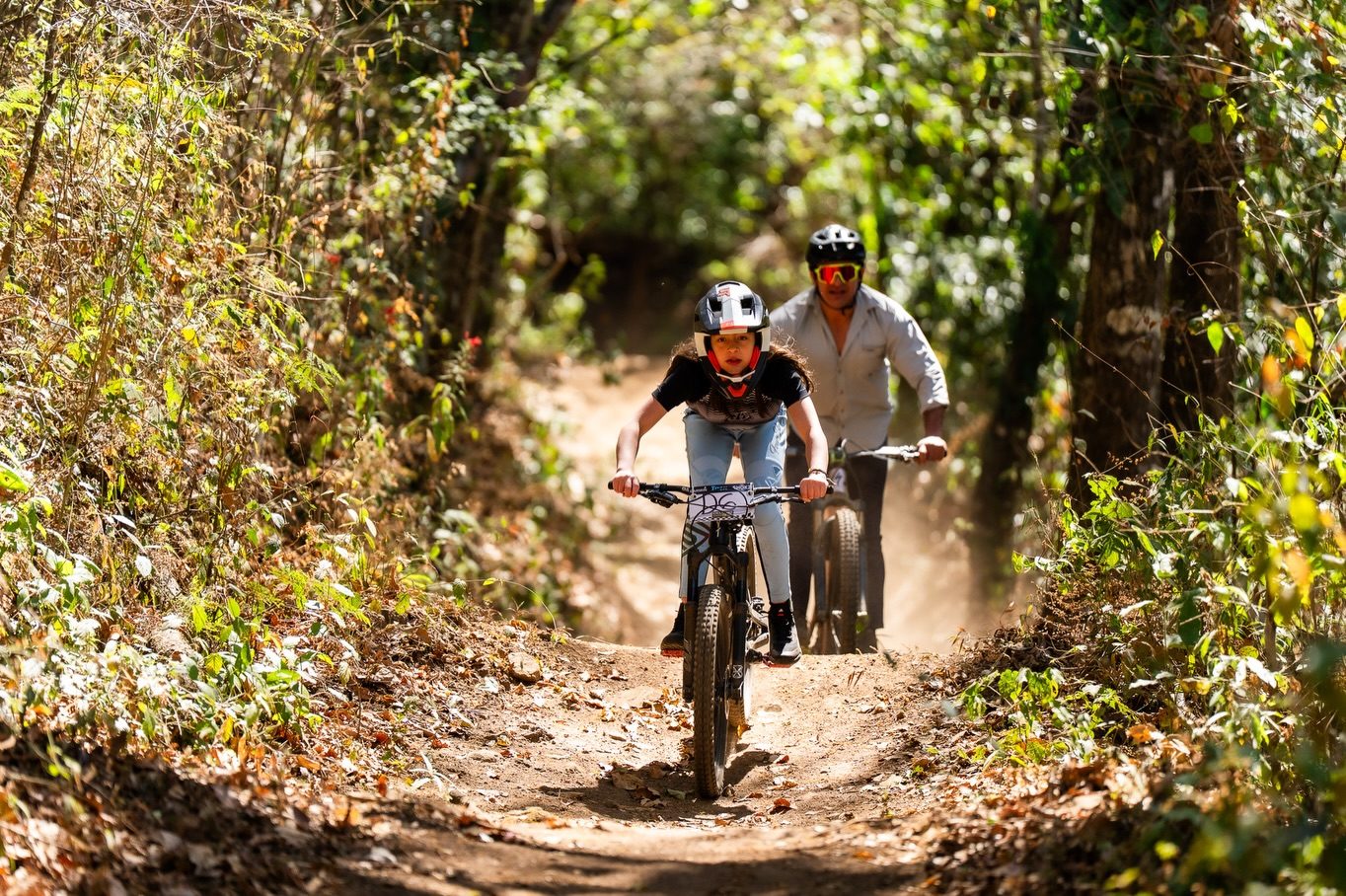 Riders de la Kids Cup Race de Legacy MTB Academy, Guatemala