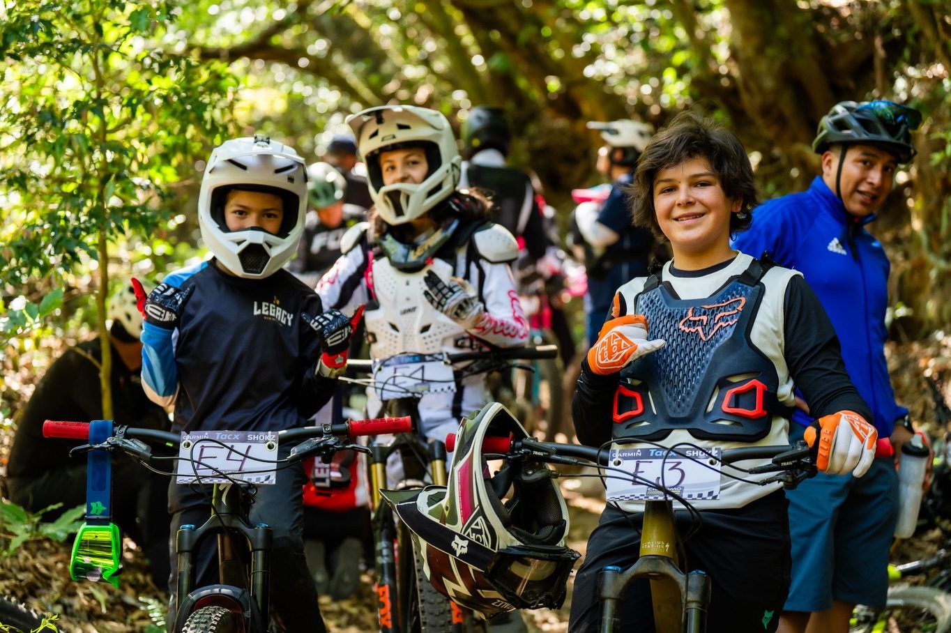 Riders de la Kids Cup Race de Legacy MTB Academy, Guatemala